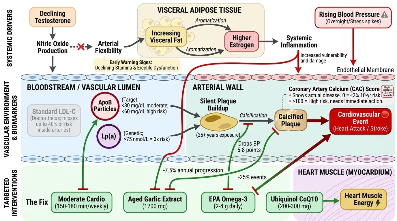 Cardiovascular Mastery for Men 40–65: Precision Strategies to Outpace Heart Disease
