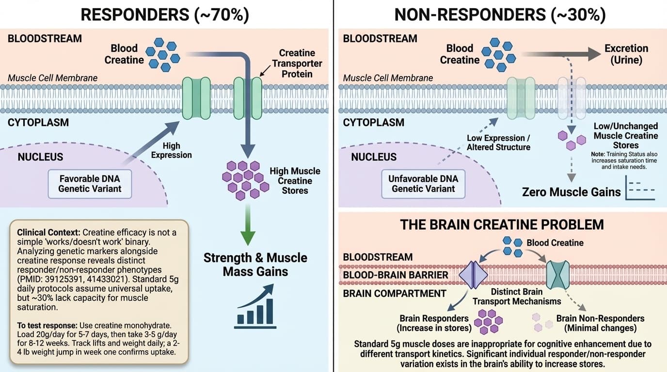 Your Genetics Determine Whether Creatine Works for You — And Science Is Just Starting to Figure Out Why