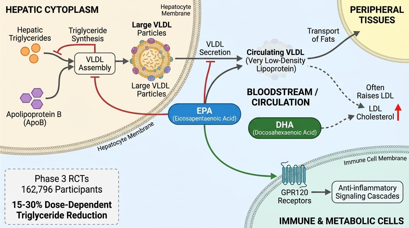 EPA Lowers Triglycerides Through VLDL Particle Reduction