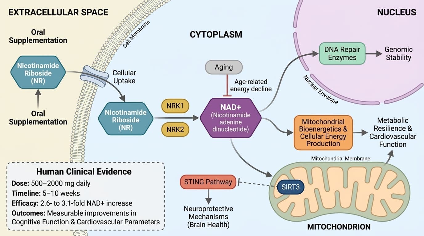 How Nicotinamide Riboside Boosts NAD+ to Power Cellular Energy Systems