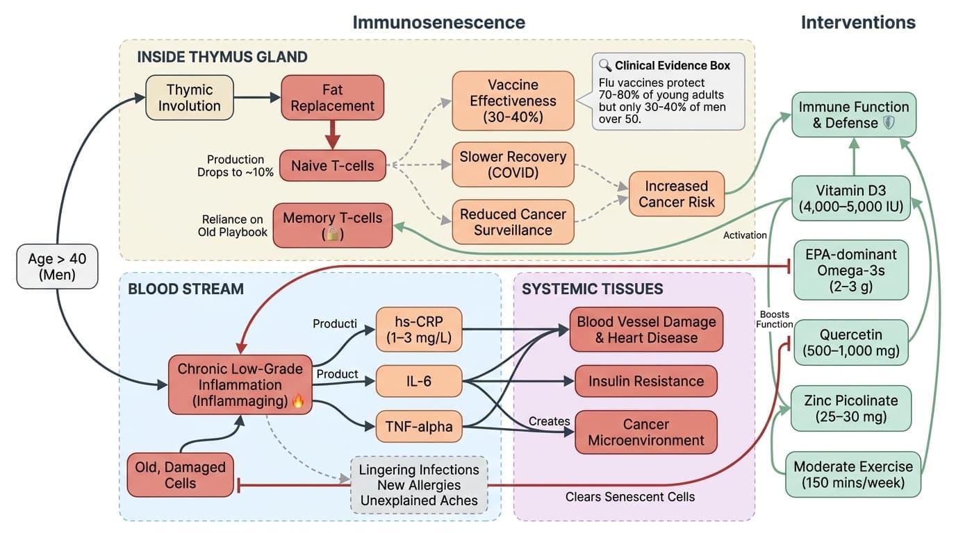 Immune Health After 40: Mastering the Balance Between Defense and Inflammation